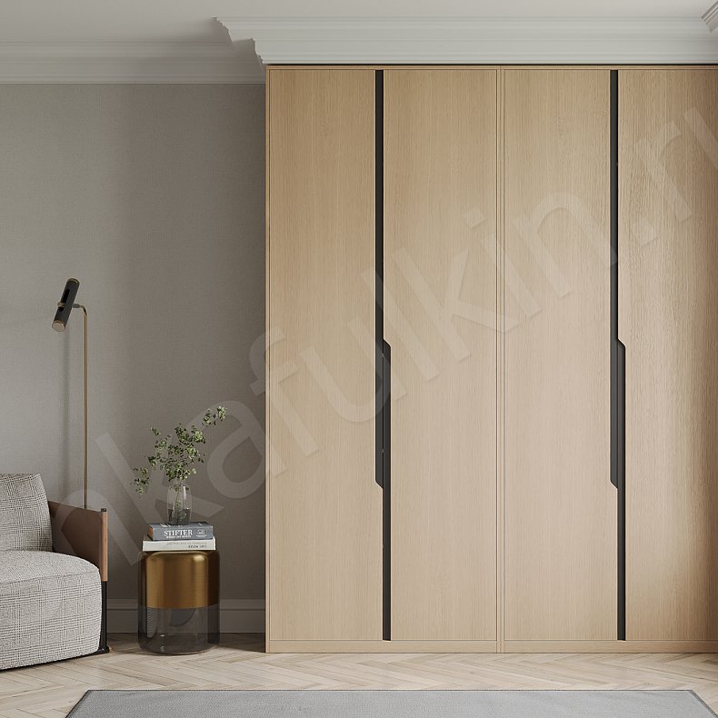 Шкаф Орлеан Древесный Современный 4х створчатые Гостиная Для вещей 1