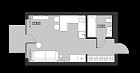 План проекта Мурано ЖК Ола-Апарт 29 м²