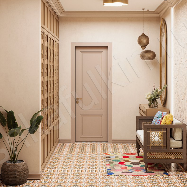 Прихожая Аладдин Светлые Коричневый Современный 6и створчатые Прихожая Для вещей 3