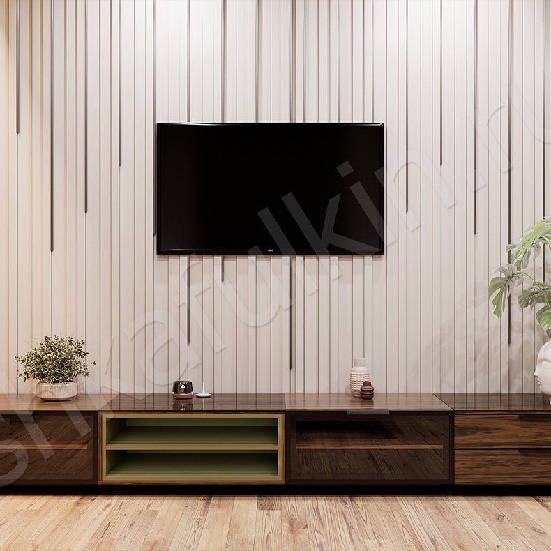 Угловой шкаф Витторио Зеленый Темные Древесный Современный Спальня Для вещей Для белья 6