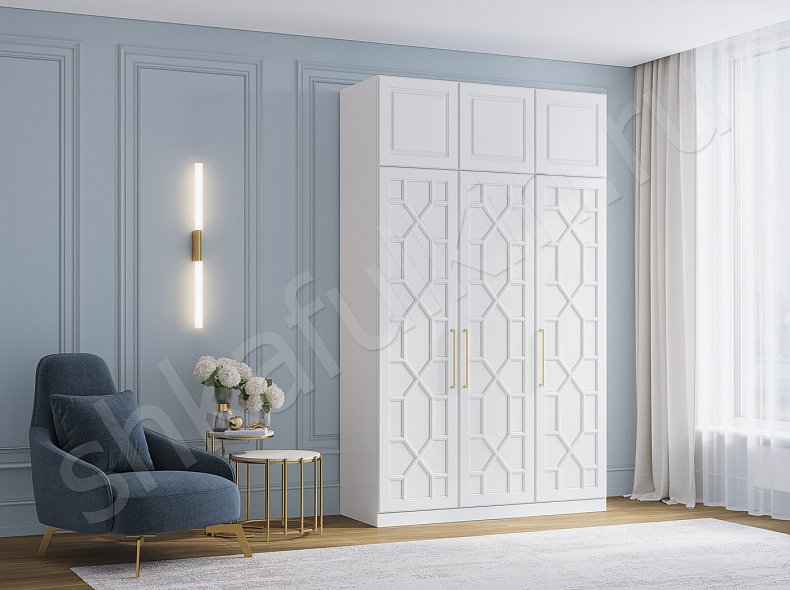 Шкаф 3 двери+антресоль Смит