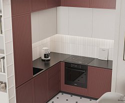 Артемис ЖК ЗИЛАРТ 45.8 м² Кухня угловая