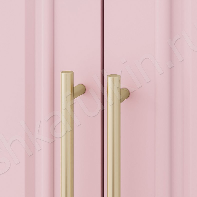 Кабинет Адажио Цветной Розовый Зеленый Современный 5и створчатые Гостиная Для книг Для декора Для посуды Для вещей 7