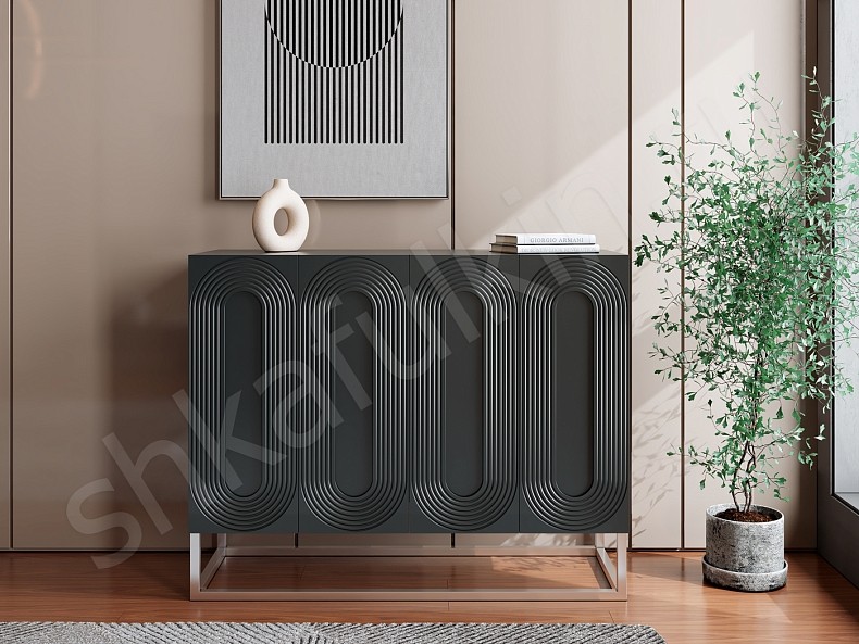 Тумба Дзен Белый Черный Розовый Серый Синий Темные Зеленый Современный 4х створчатые Спальня Для белья Для вещей