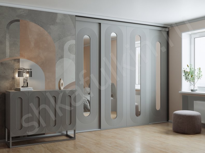 Изображение Шкаф-купе Дзен с зеркалом