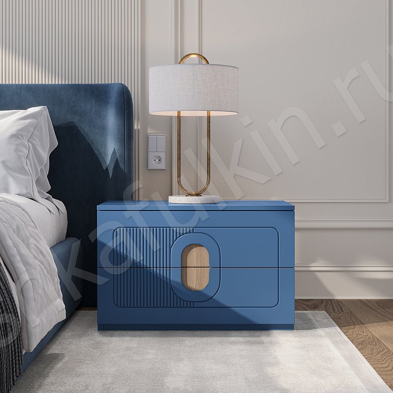 Гарнитур Андромеда Светлые Синий Цветной Современный 4х створчатые Спальня Для вещей Для декора Для книг Для белья 2